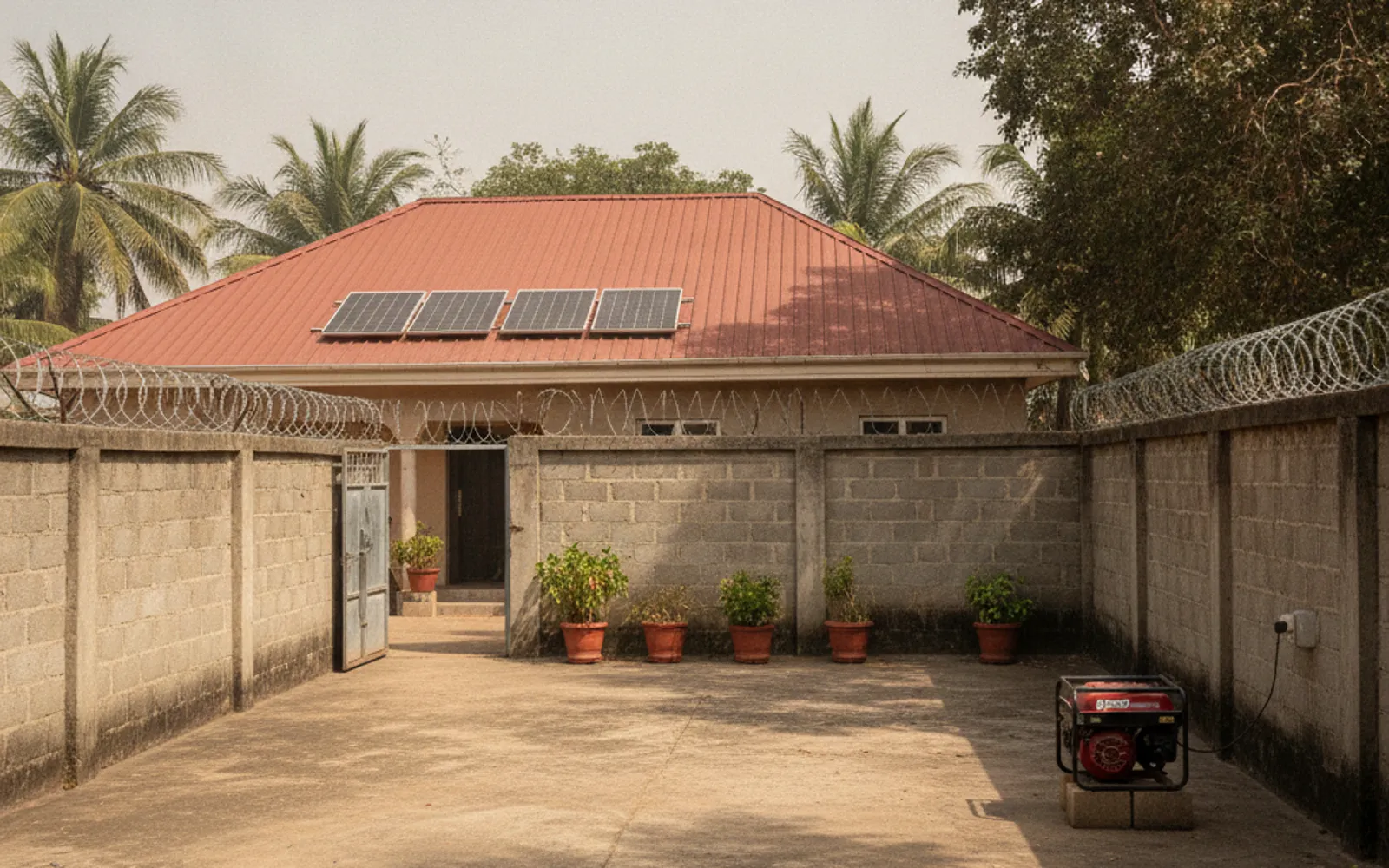 Harmattan Solar Co service crew